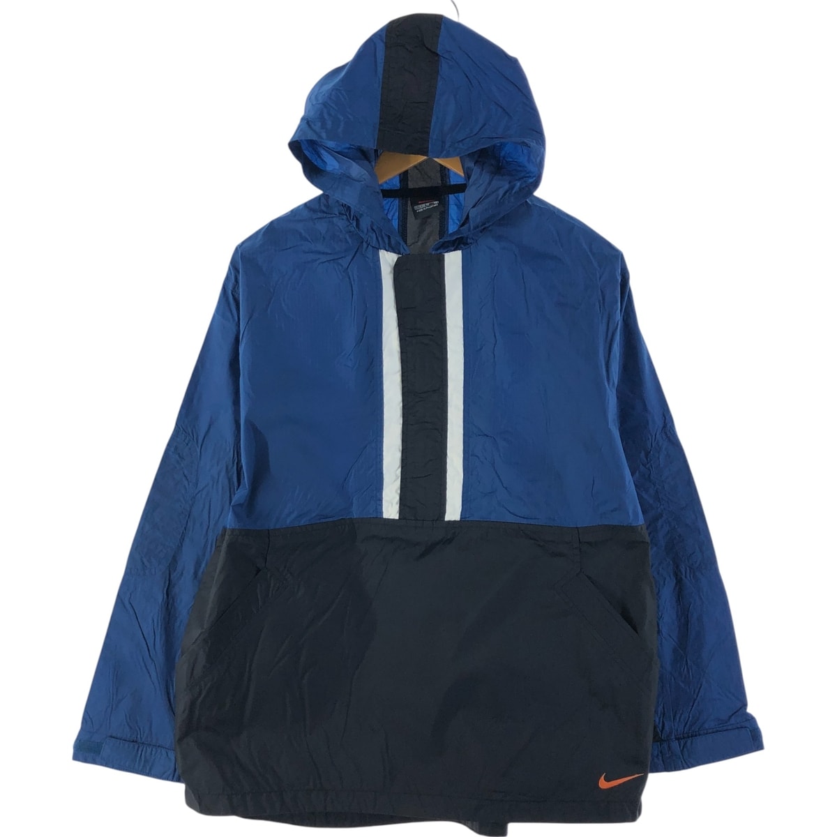 古着 90年代 ナイキ NIKE リップストップ アノラックパーカー メンズL相当 ヴィンテージ/eaa535222