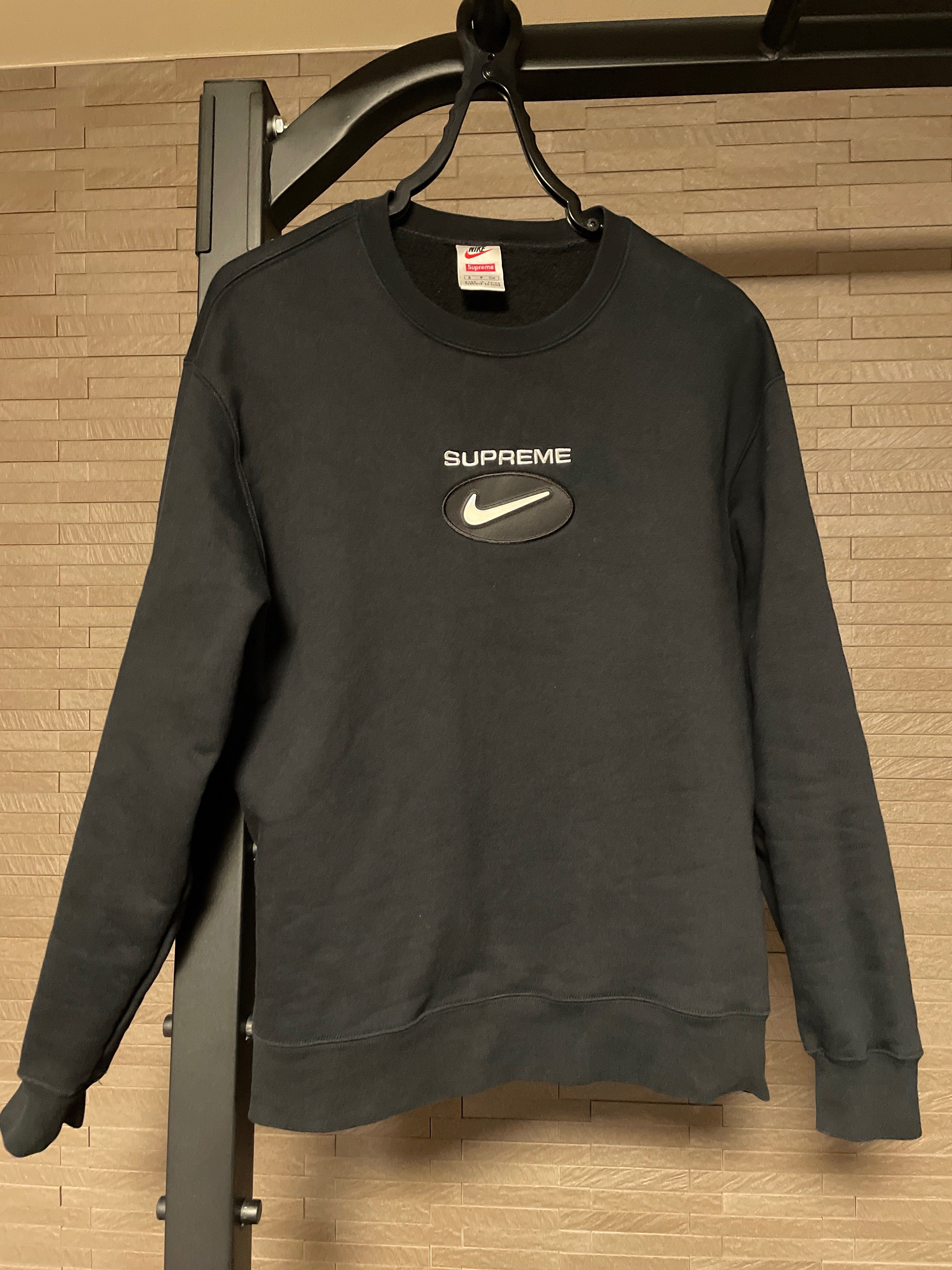 Supreme / Nike Jewel Crewneck "Black"