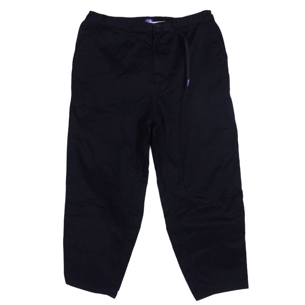 THE NORTH FACE ノースフェイス パンツ NT5352N PURPLE LABEL パープルレーベル チノ ワイド テーパード フィールド パンツ ブラック ブラック系 36【中古】