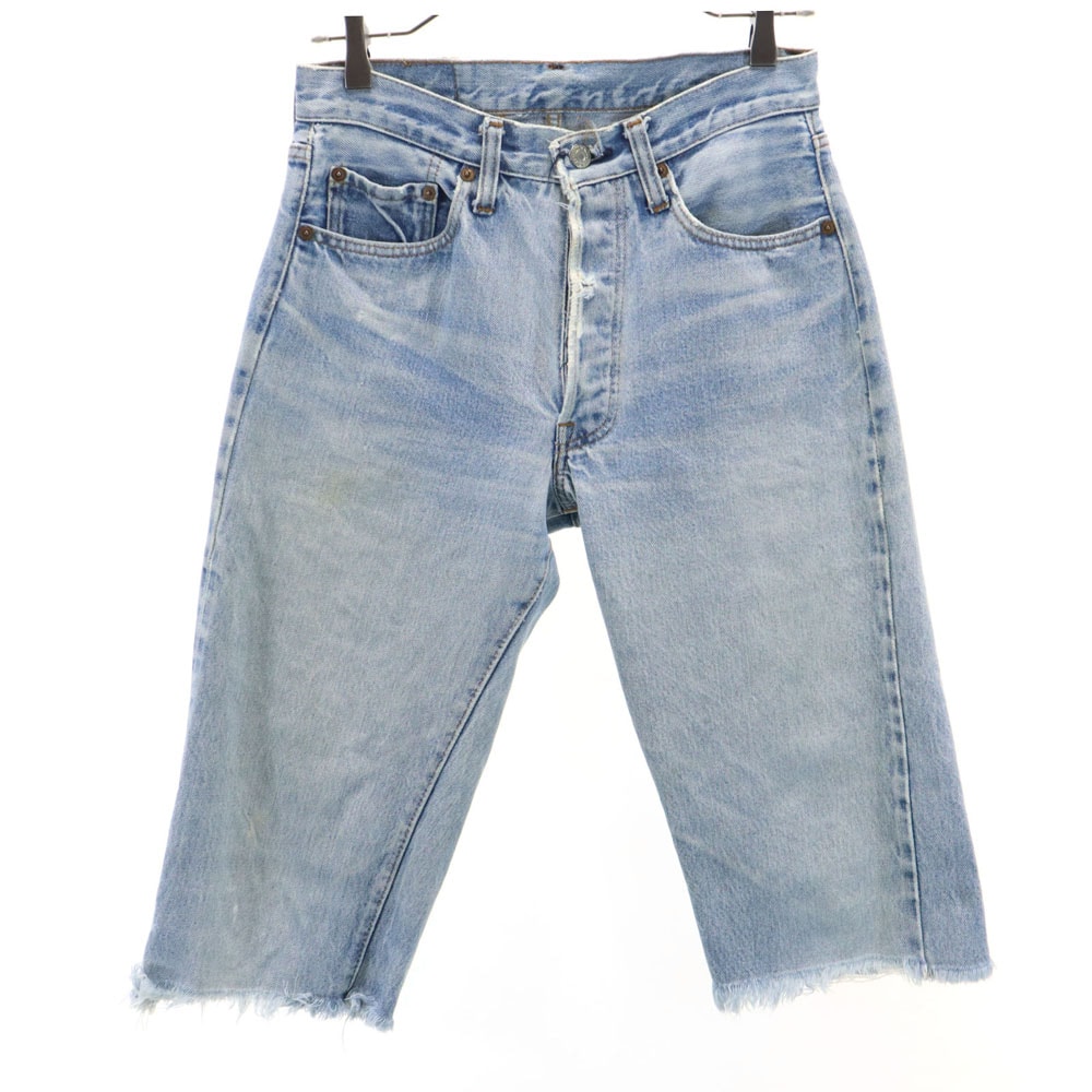 Levi's リーバイス 80s ボタン裏6 66後期 デニム ハーフパンツ W30 ブルー