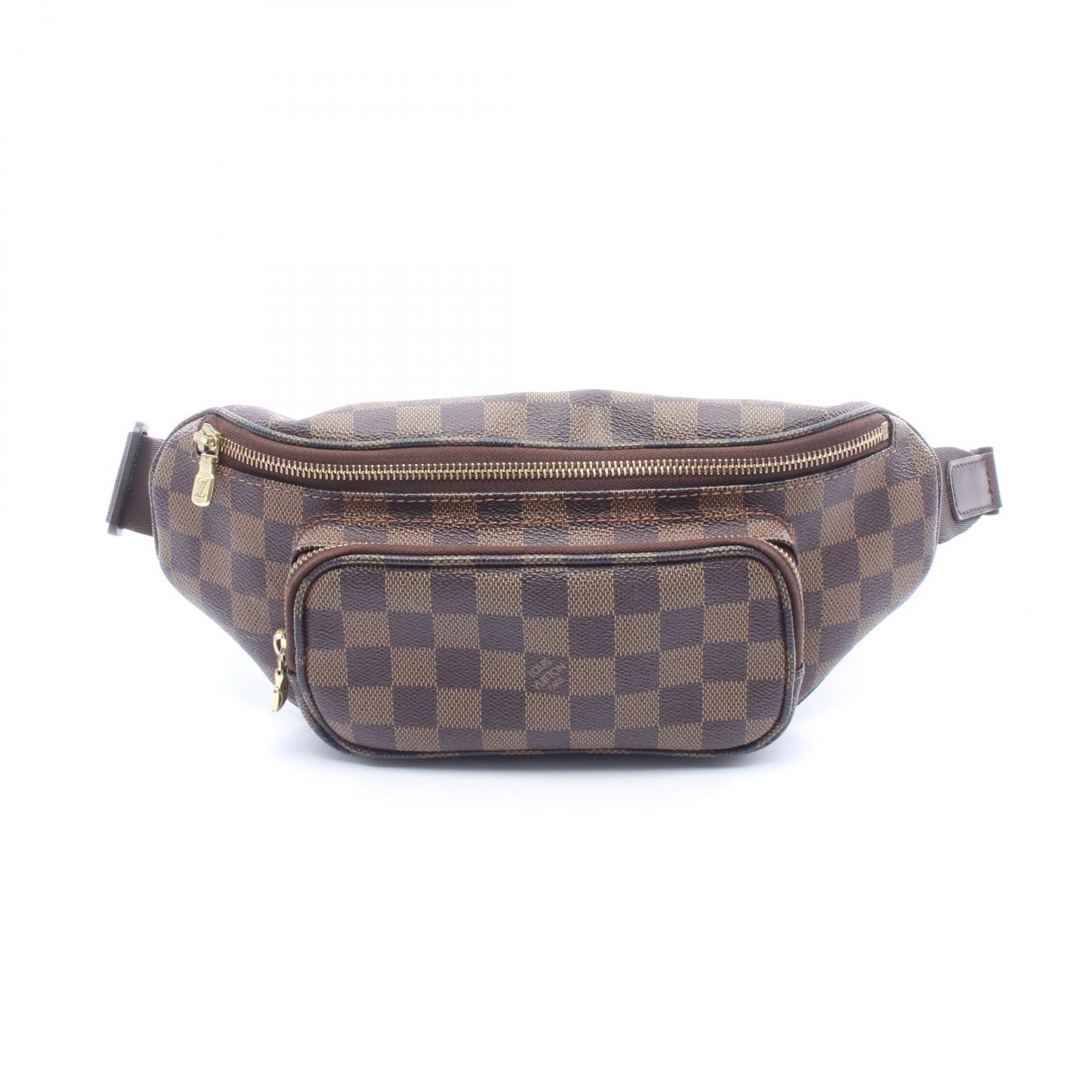 ルイ・ヴィトン LOUIS VUITTON バムバッグ メルヴィール ウエストバッグ ボディバッグ バッグ PVCコーティングキャンバス レザー ダミエ エベヌ メンズ レディース ブラウン系 N51172 【中古】