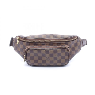 ルイ・ヴィトン LOUIS VUITTON バムバッグ メルヴィール ウエストバッグ ボディバッグ バッグ PVCコーティングキャンバス レザー ダミエ エベヌ メンズ レディース ブラウン系 N51172 【中古】