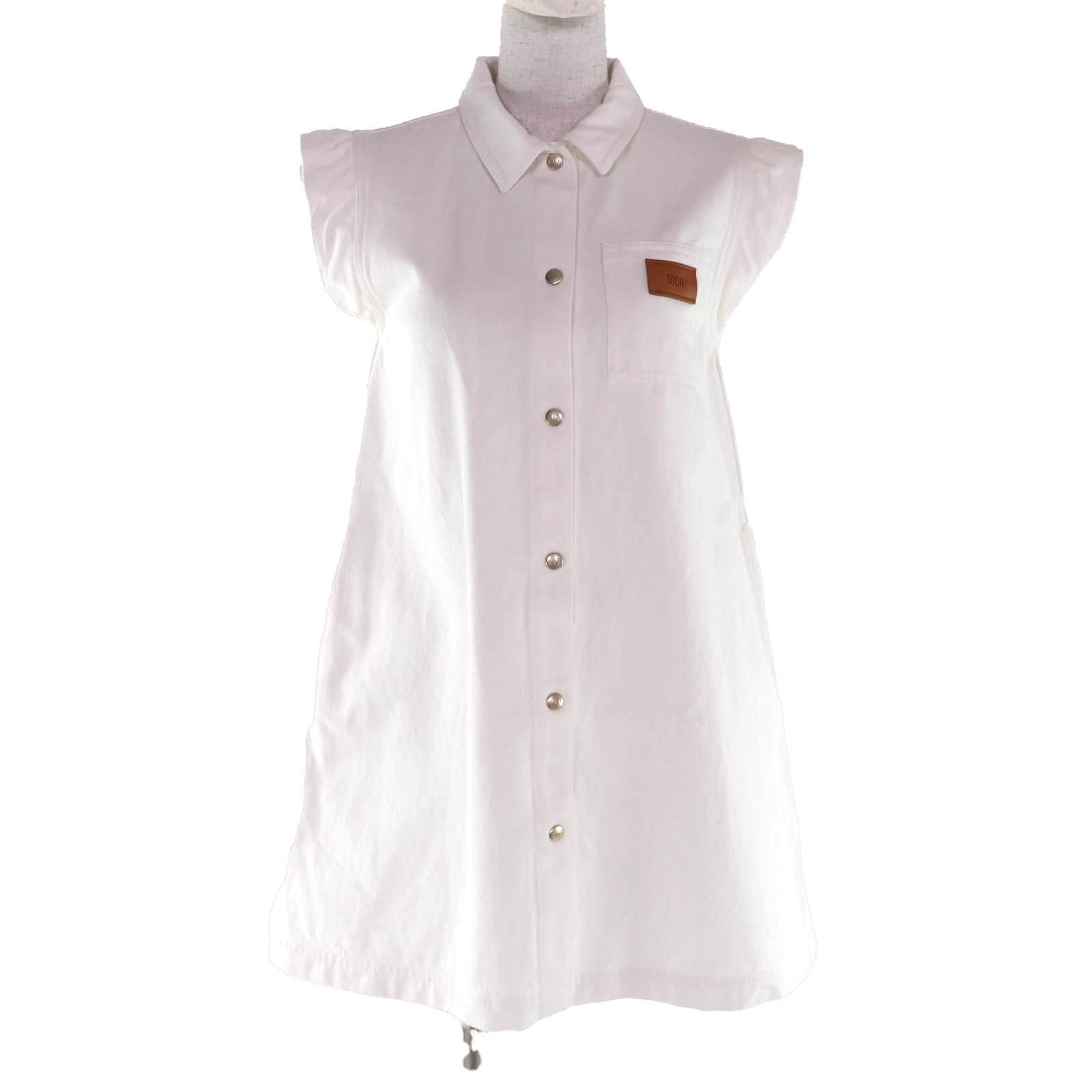 極美品 ディオール ワンピース 13(Sサイズ相当) 5WBM12DRSB