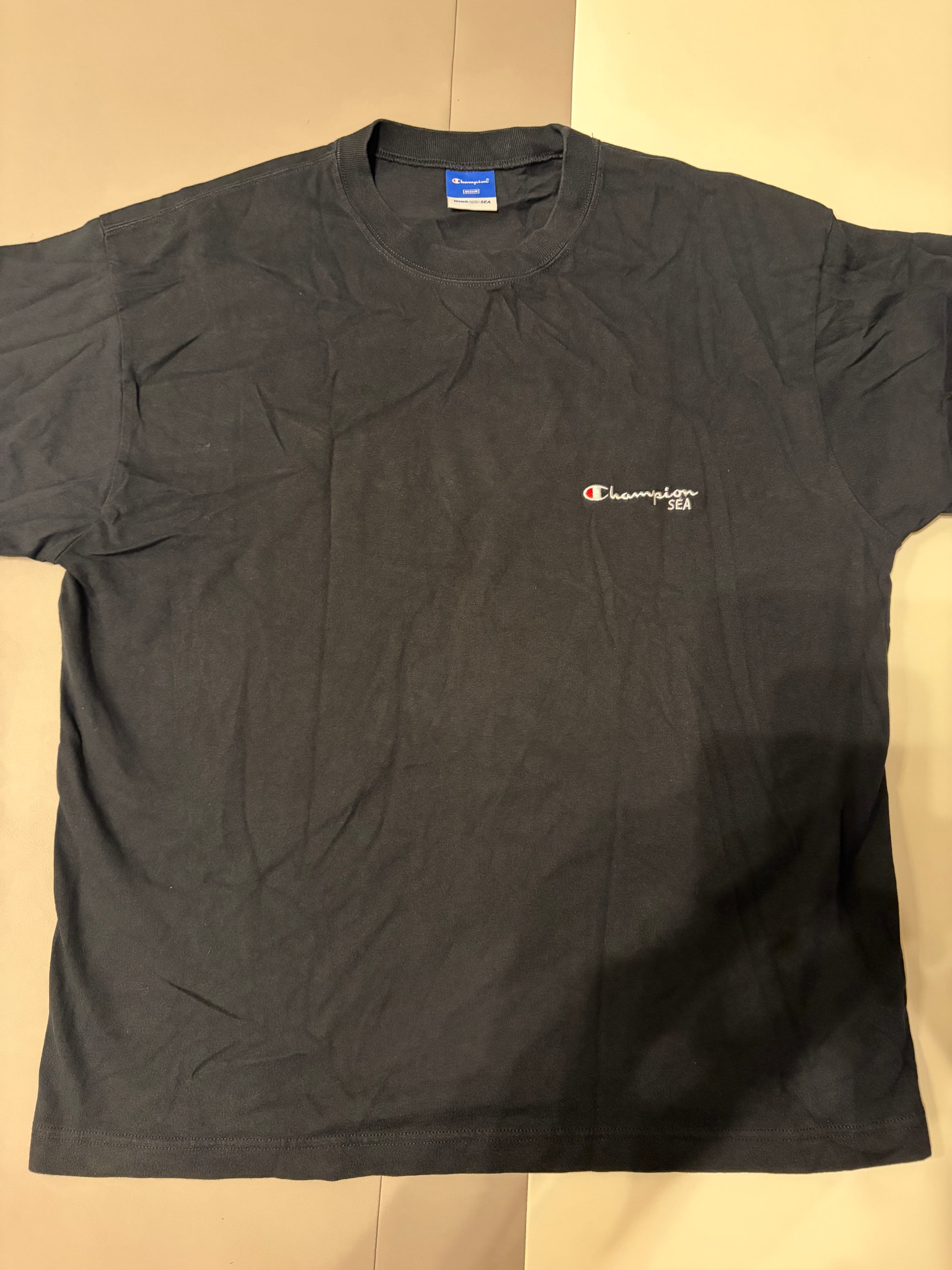 WIND AND SEA x Champion S/S T-shirt "Black"