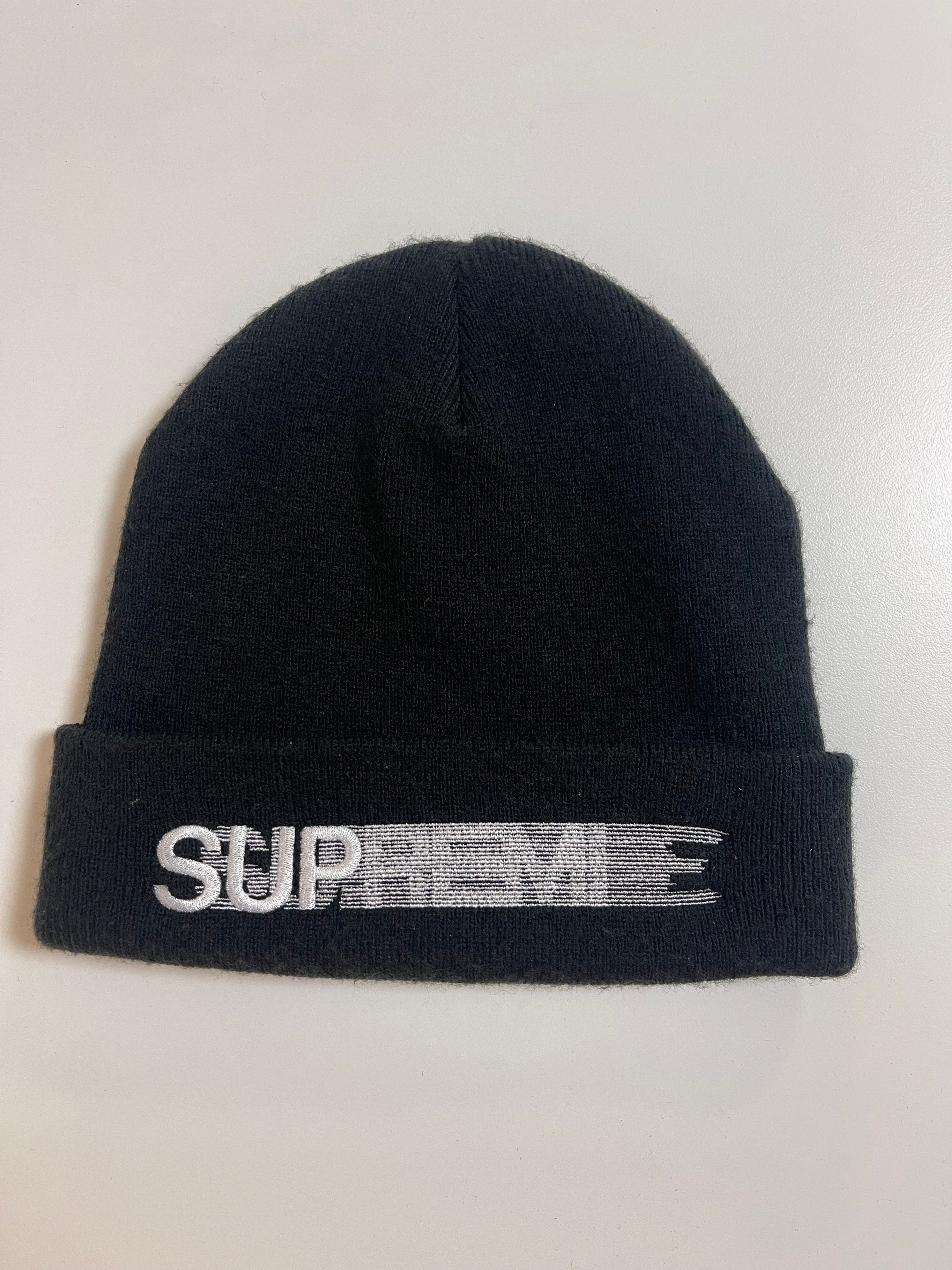 Supreme Motion Logo Beanie "Black" (23SS)