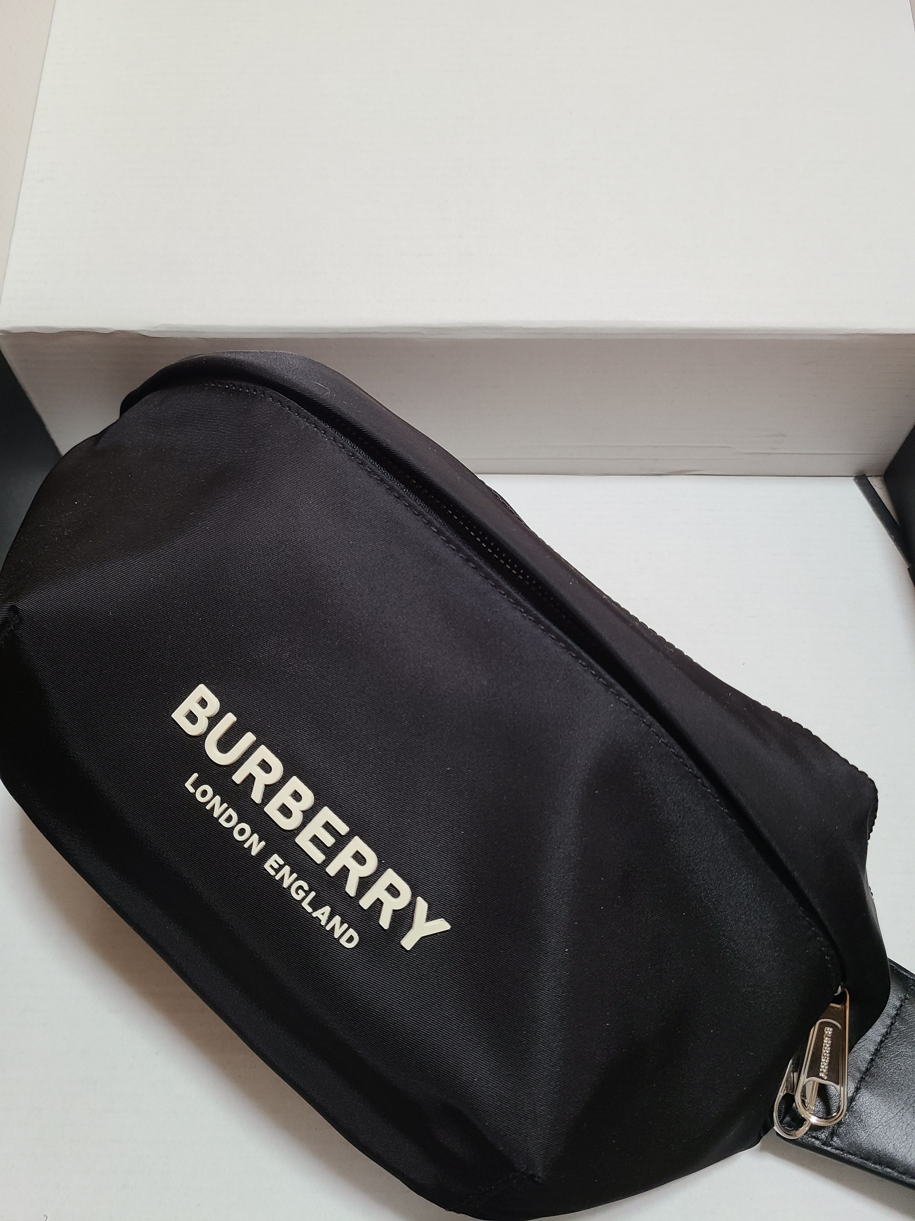 Burberry Logo Print Nylon Sony Bumbag "Black"