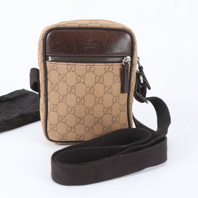 ■美品 グッチ GGキャンバス 101680 ショルダーバッグ