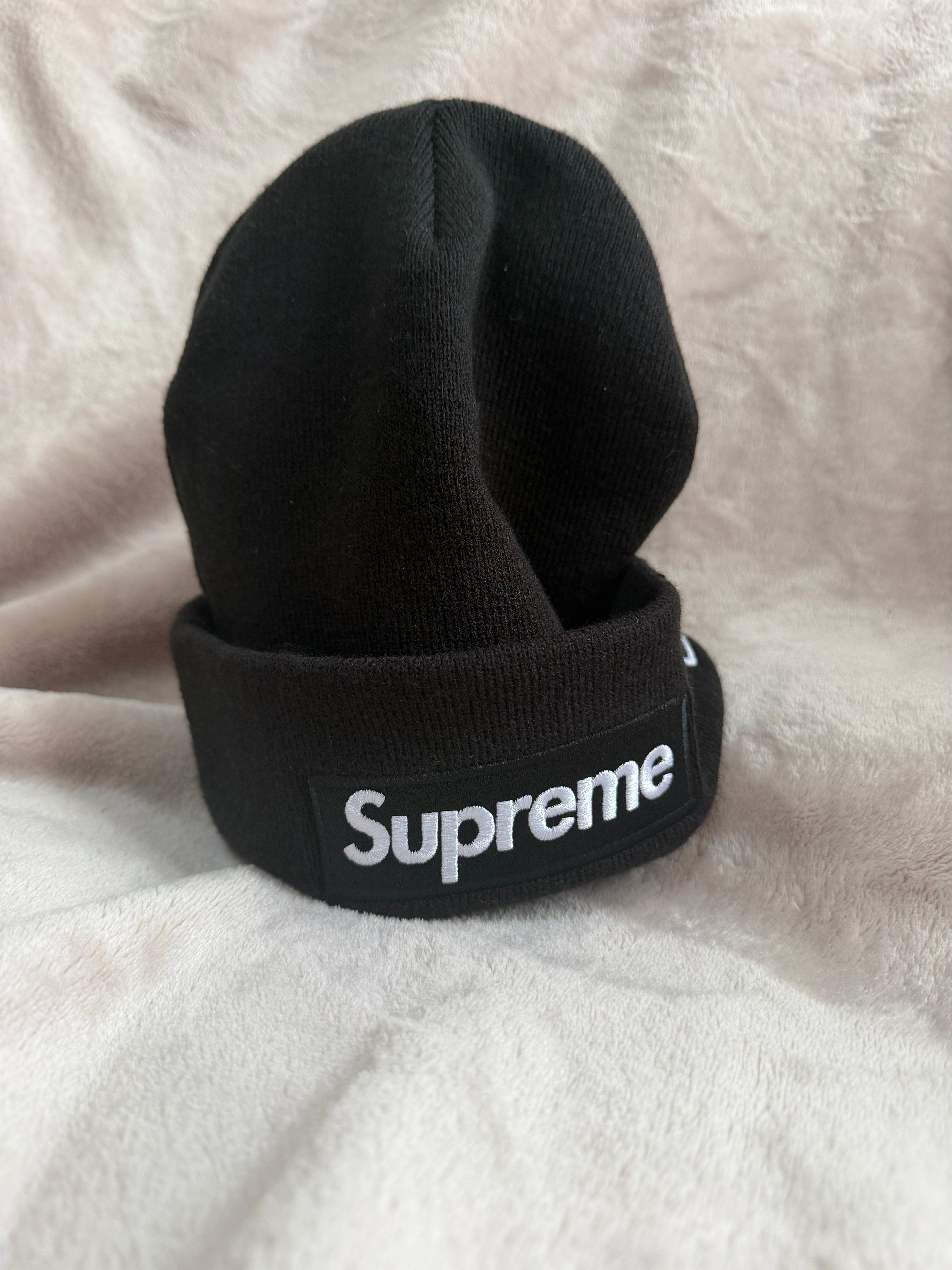 Supreme x NEW ERA Box Logo Beanie (25FW) "Black"
