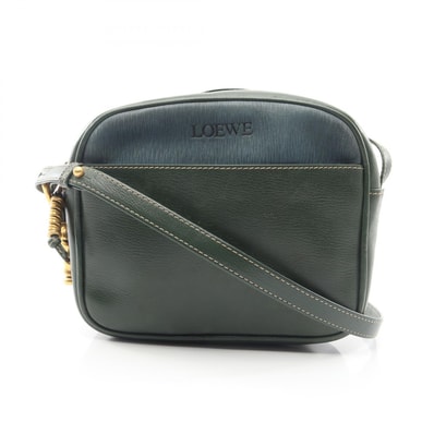ロエベ LOEWE ベラスケス ショルダーバッグ バッグ レザー レザー レディース グリーン系 / ブルー系 【中古】