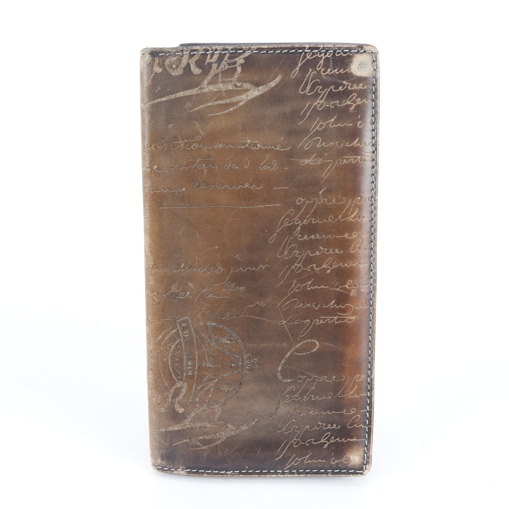 ベルルッティ セコイア カリグラフィ ヴェネチアン長財布 レザー