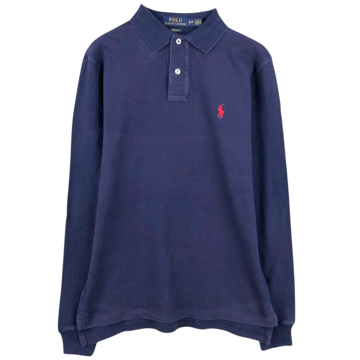 古着 ラルフローレン Ralph Lauren POLO RALPH LAUREN CUSTOM FIT 長袖 ポロシャツ メンズS相当/eaa667129