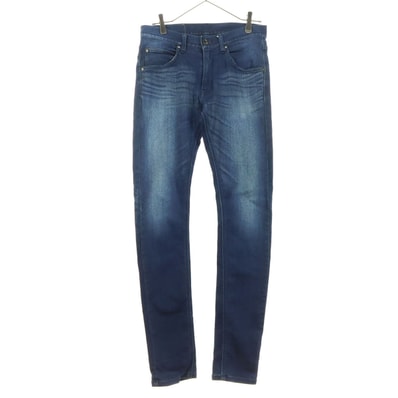 BEAMS ビームス コットン スキニーデニムパンツ S ブルー系