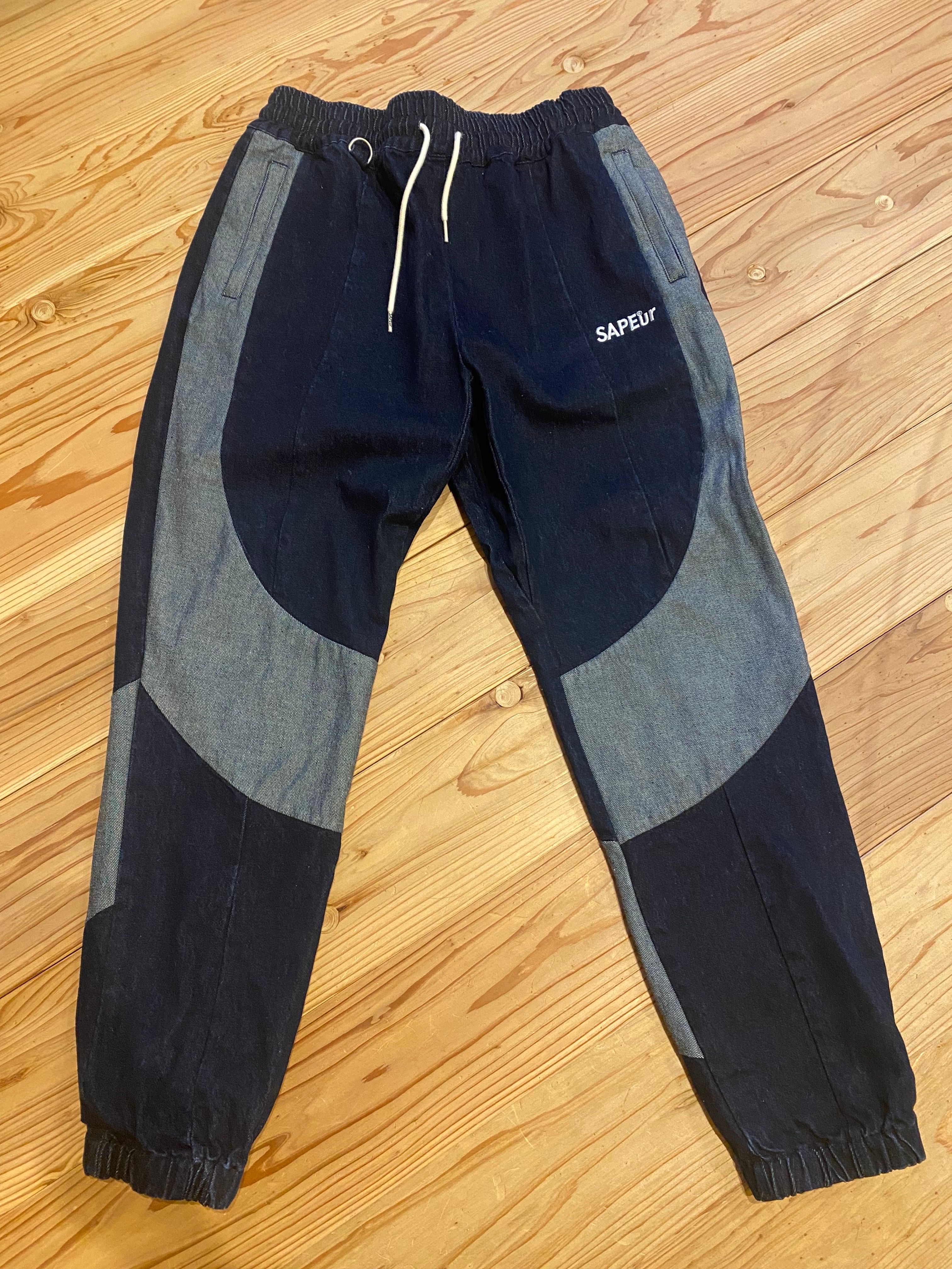 SAPEur DENIM TRACK PANTS "Indigo"