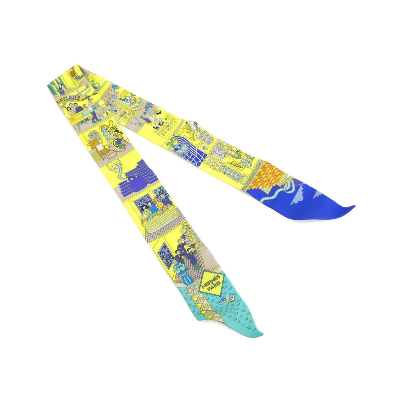 エルメス LA MAISON DES CARRES ツイリー 062941S スカーフ