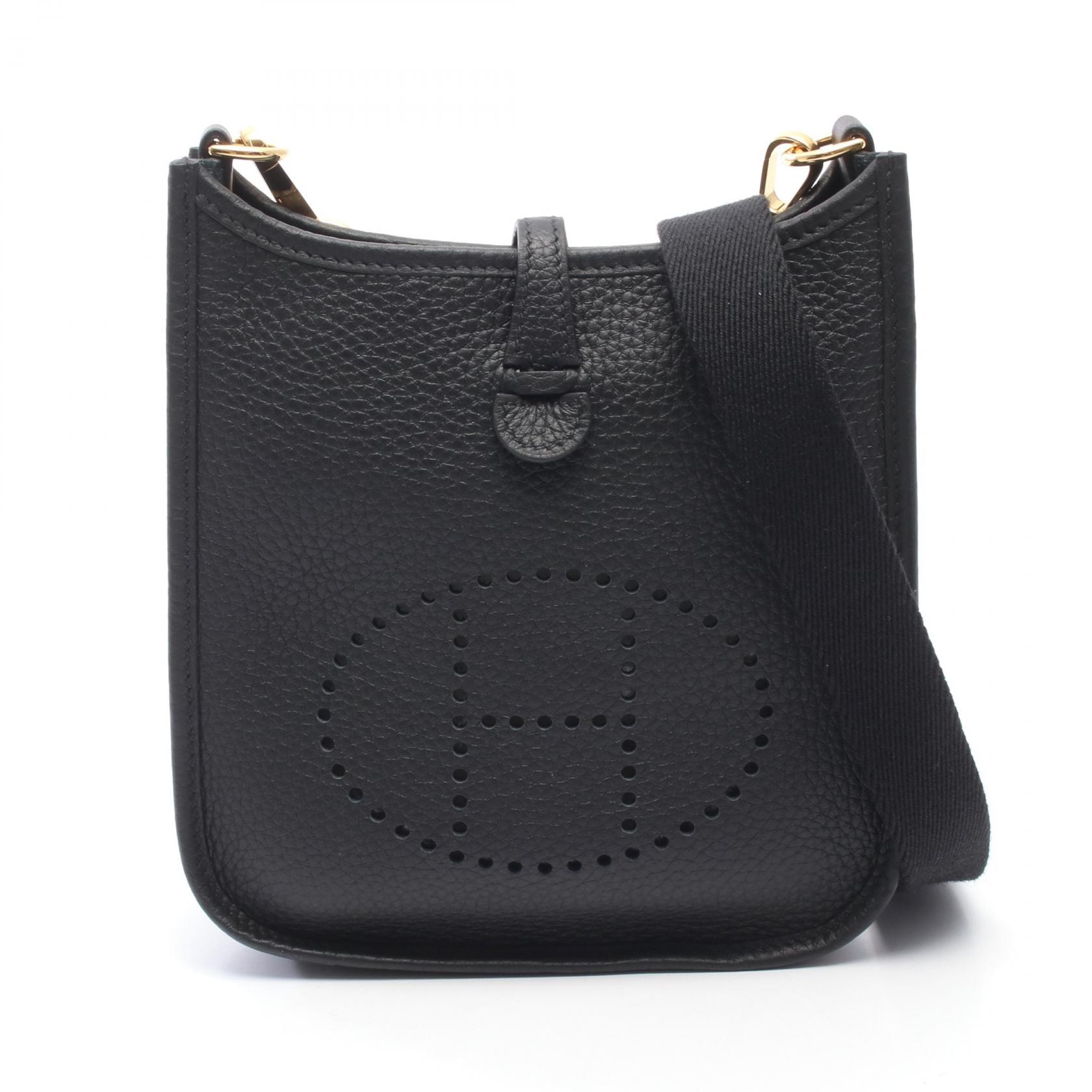 エルメス HERMES エヴリンTPM ショルダーバッグ バッグ トリヨンクレマンス トリヨンクレマンス レディース ブラック系 【中古】