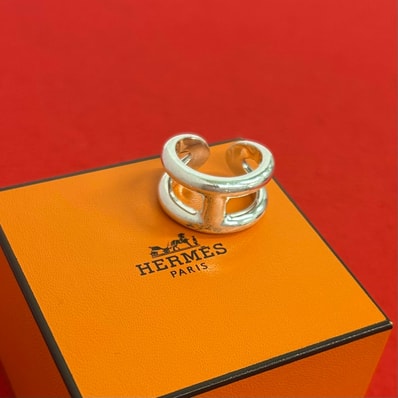 HERMES エルメス オスモズ PM シルバー925 リング・指輪 16号 シルバー
22429