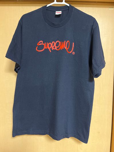 Supreme Handstyle Tee "Navy"
