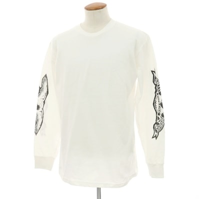 【中古】シュプリーム Supreme × ANTIHERO 2025年秋冬 ANTIHERO Eagle L/S Tee 長袖Tシャツ ホワイト【サイズM】【メンズ】