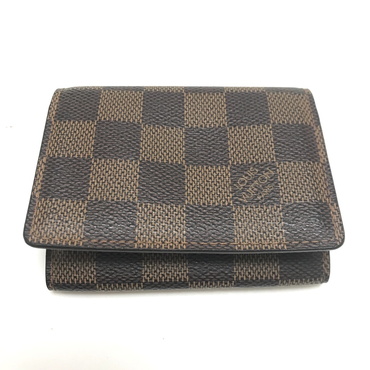 LOUIS VUITTON ルイヴィトン カードケース ダミエ アンヴェロップ・カルト ドゥ ヴィジット N62920 ブラウン