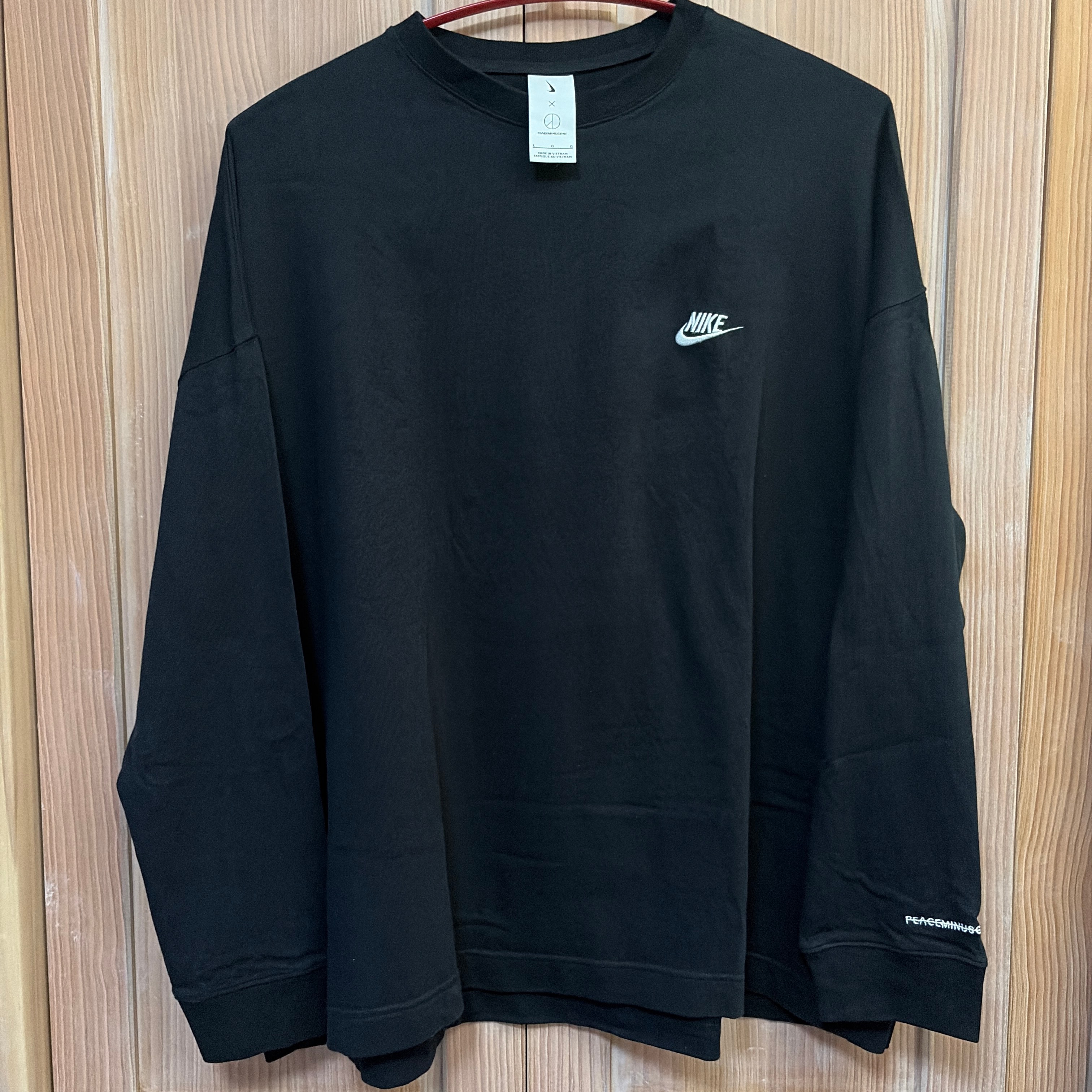 PEACEMINUSONE PMO x NIKE LS Tee "Black" / G-DRAGON