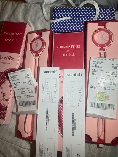 Swatch x Audemars Piguet Royal Pop Otto Rosso "Pink"
