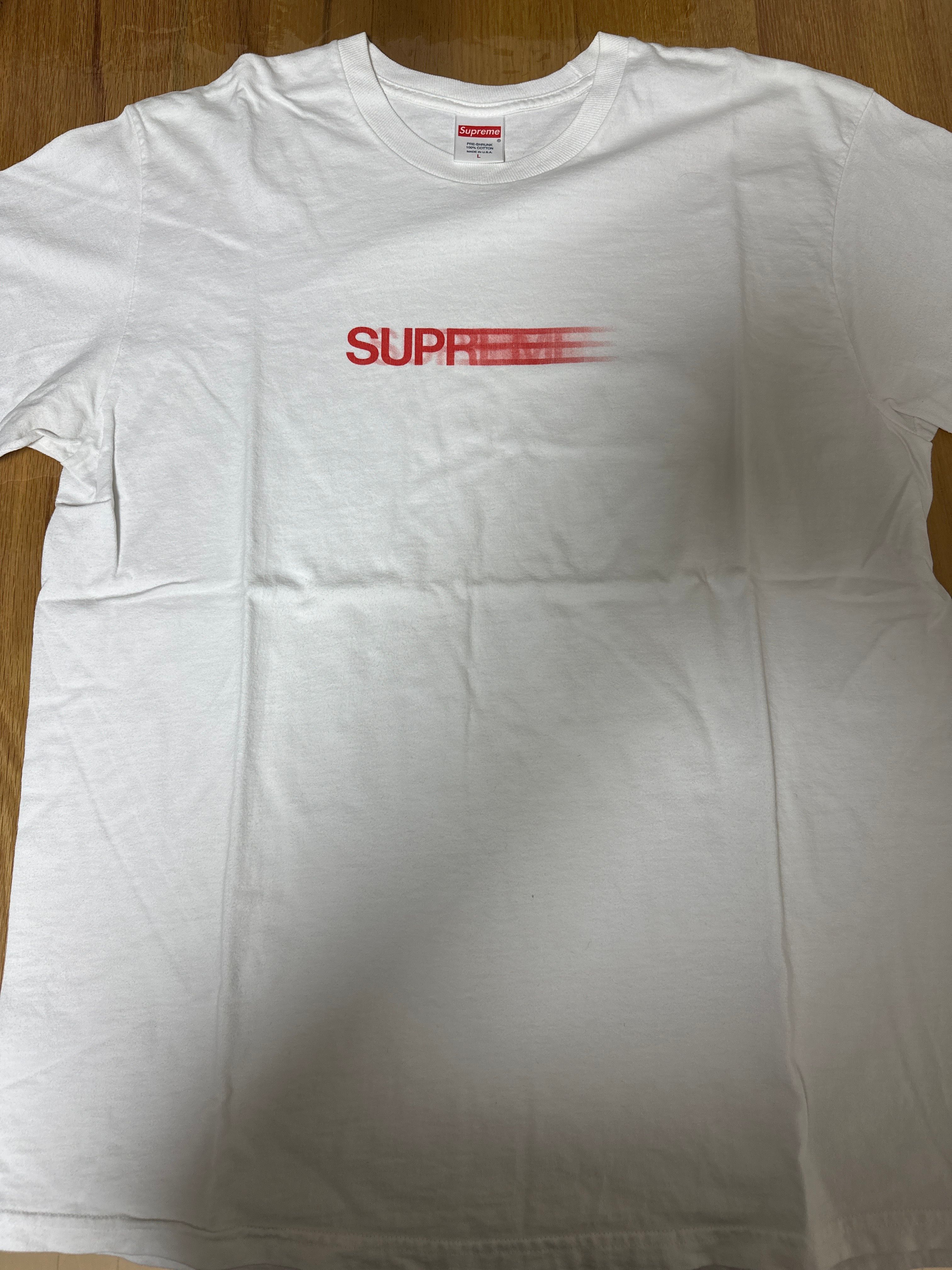 Supreme Motion Logo Tee "White" (20SS)