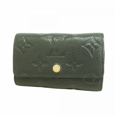 【6dd5063】ルイヴィトン キーケース モノグラム・アンプラント ミュルティクレ6 M64421 ノワール【中古】レディース