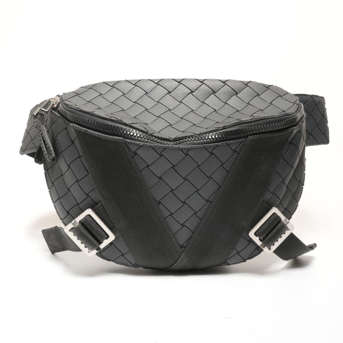 ボッテガヴェネタ BOTTEGAVENETA イントレチャート ラバー ボディバッグ ショルダーバッグ【中古】