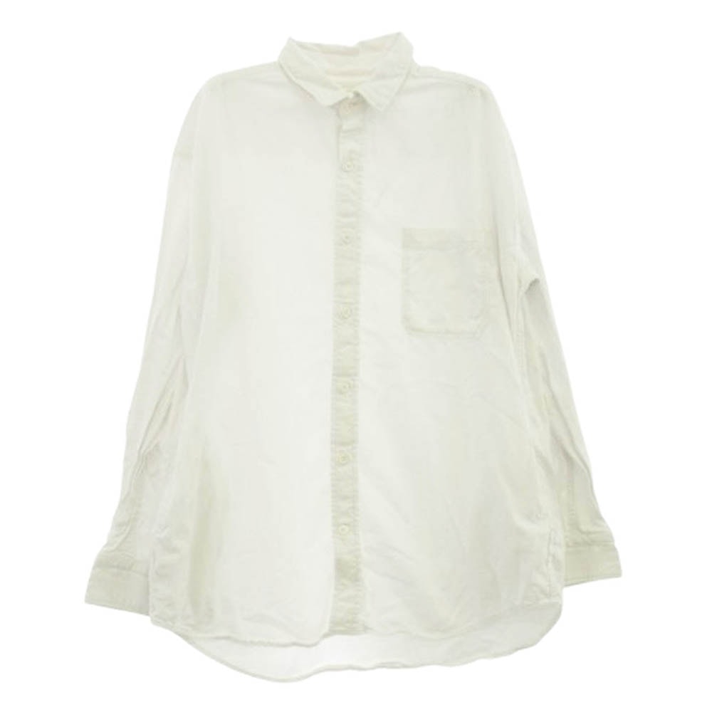 MINEDENIM マインデニム 長袖シャツ コットン 長袖 シャツ ホワイト系 3【中古】