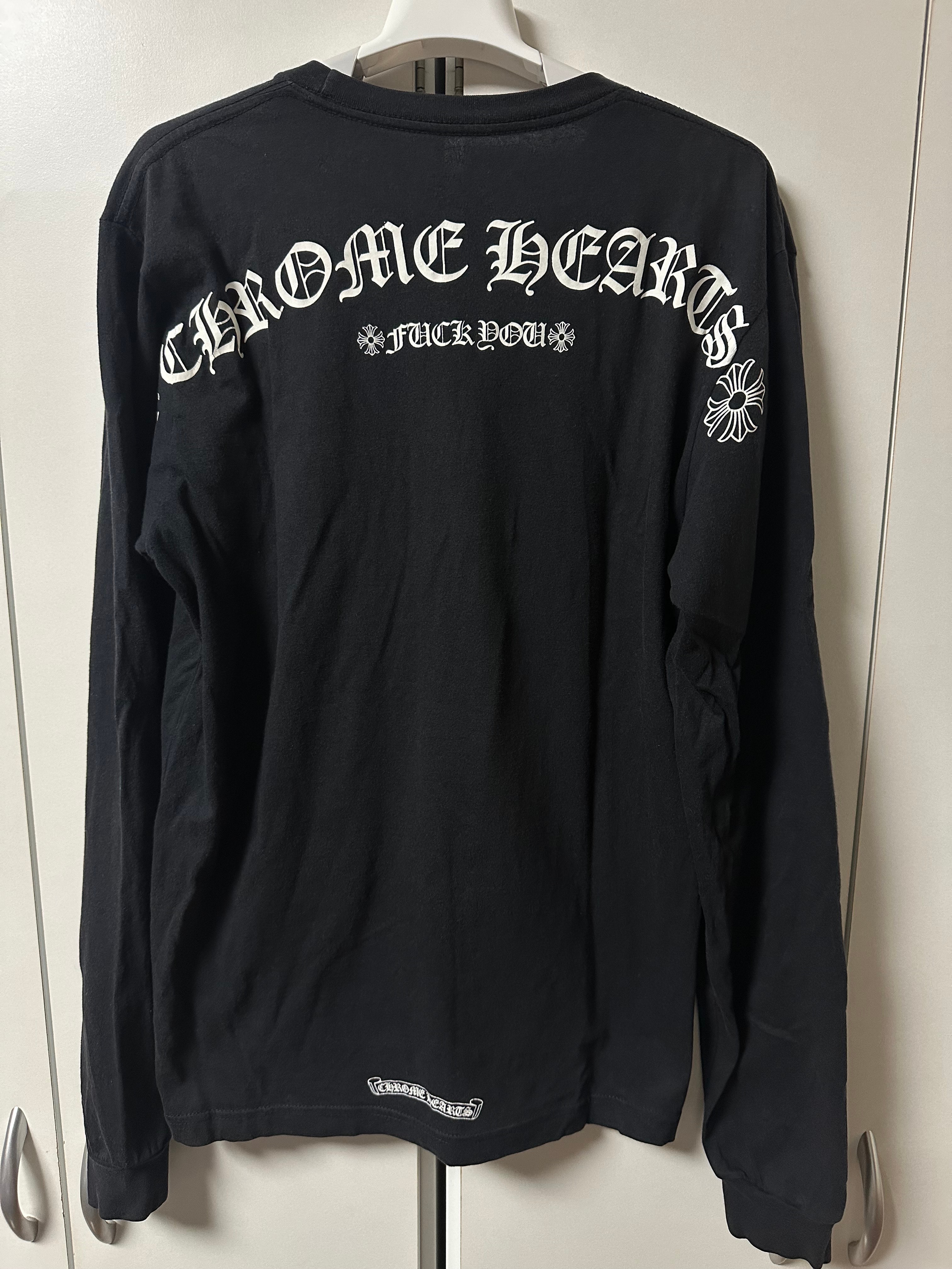 Chrome Hearts Shoulder Logo L/S T-Shirt "Black"
