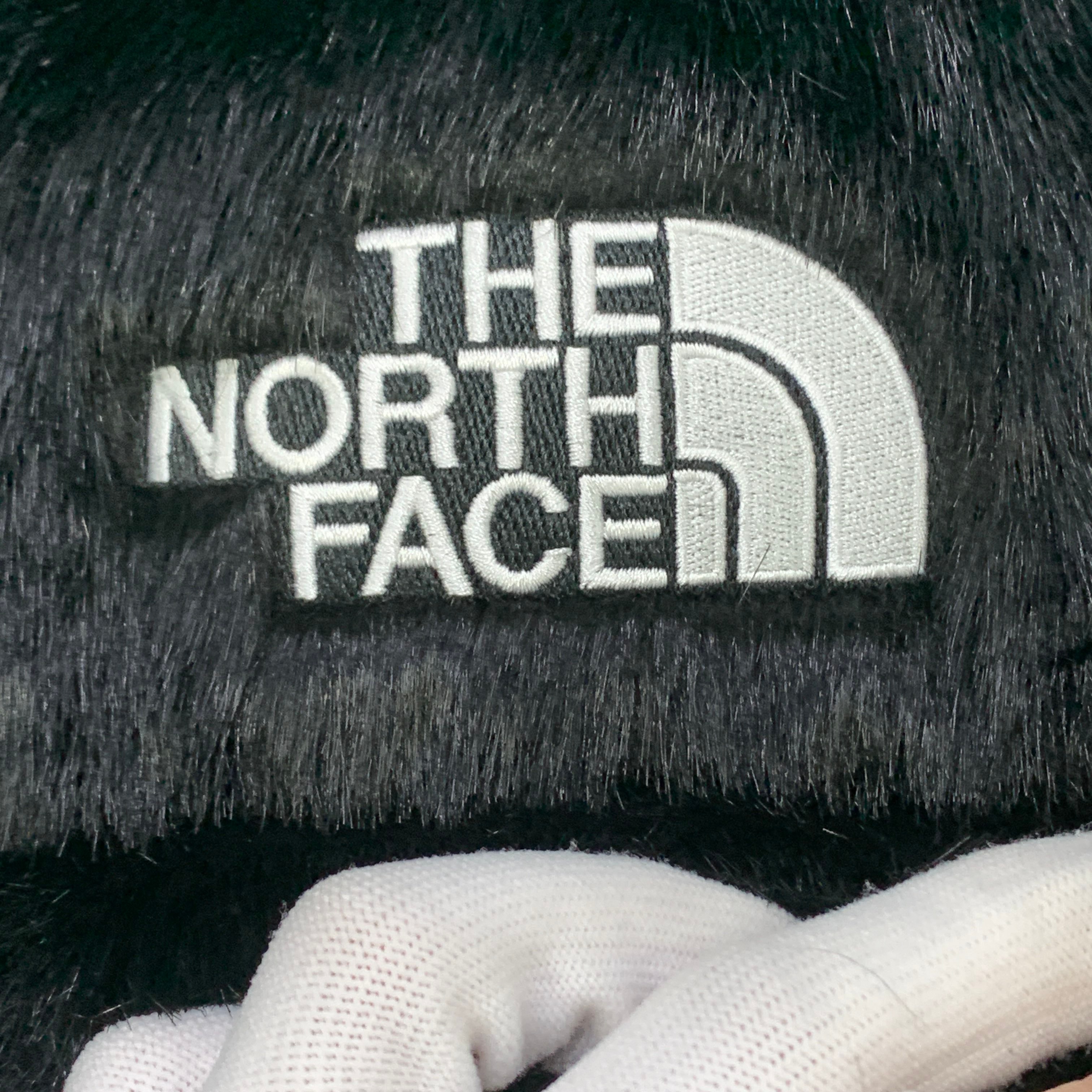 Supreme x The North Face Faux Fur Nuptse Jacket "Black"