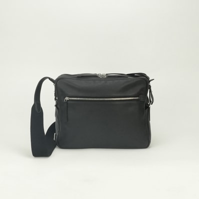 エルメス HERMES サックエブドリポーター バッグ ショルダーバッグ エヴァーグレイン ノワール Noir ブラック Black 黒 シルバー金具 メッセンジャーバッグ エバーグレイン