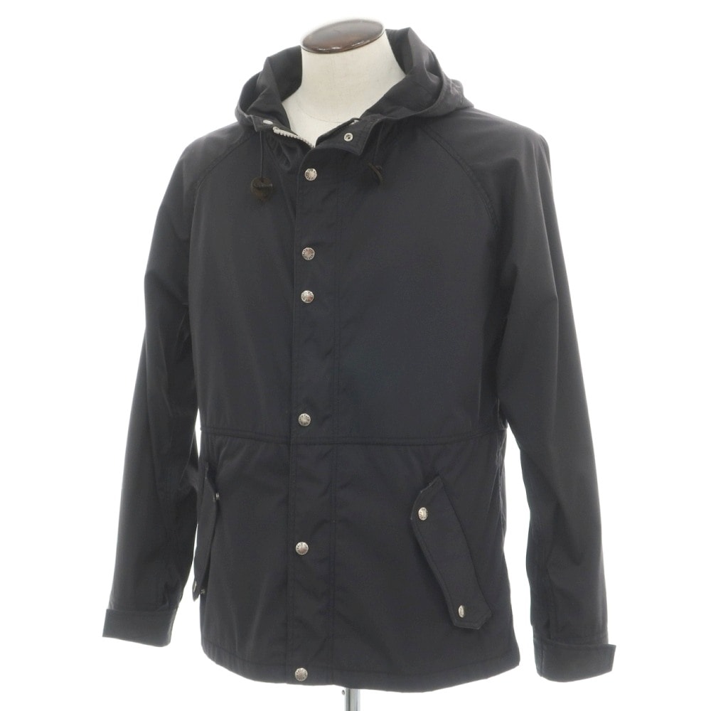 【中古】ザノースフェイスパープルレーベル THE NORTH FACE PURPLE LABEL ポリエステルコットン マウンテンパーカー ブラック【サイズXL】【メンズ】