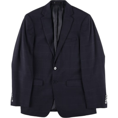 古着 カルバンクライン Calvin klein extreme slim fit チェック柄 テーラードジャケット メンズS相当/eaa615941