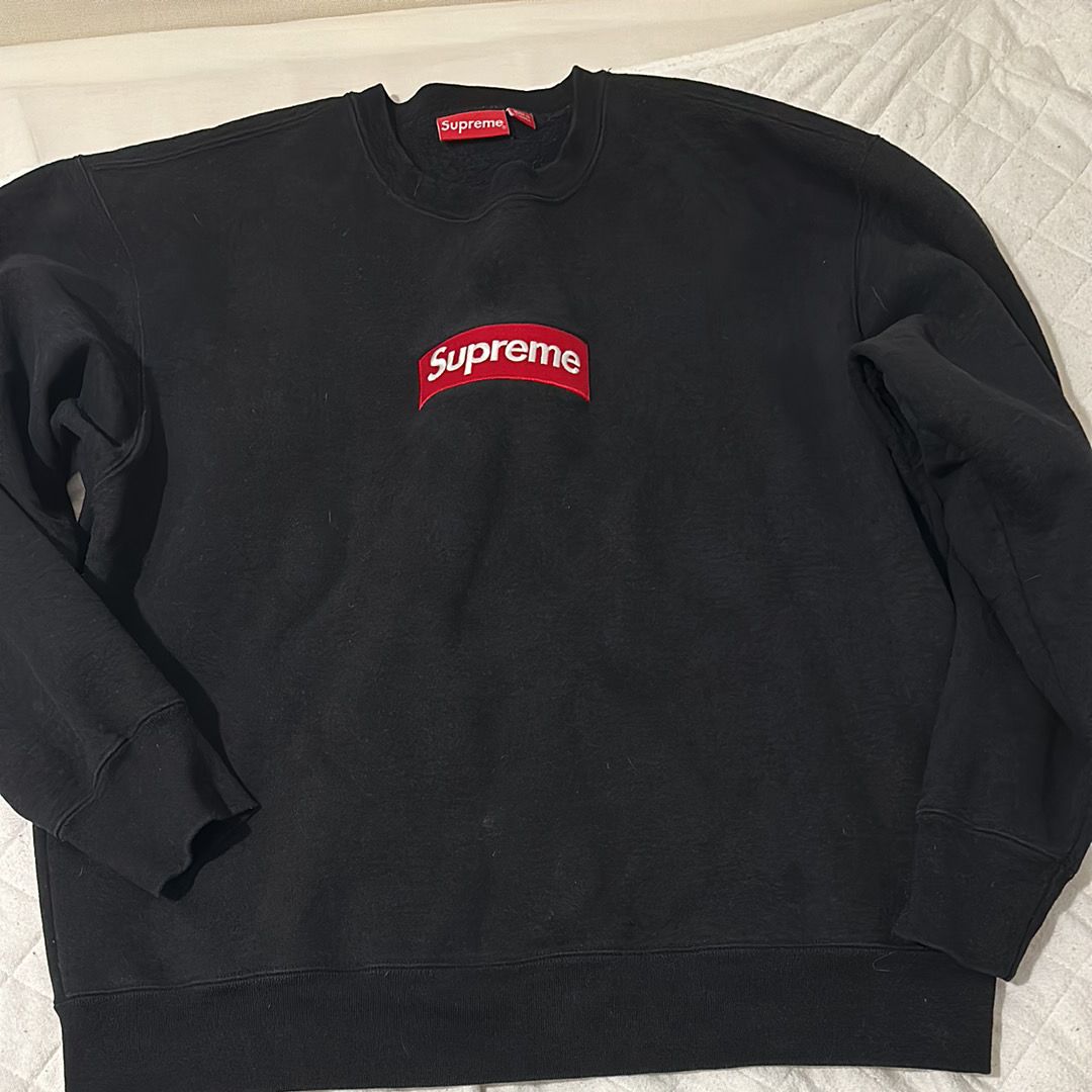 Supreme Box Logo Crewneck "Black" (22FW)