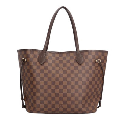 ルイヴィトン ネヴァーフルMM ダミエ トートバッグ ダミエキャンバス N51105 ブラウン ユニセックス LOUIS VUITTON 中古