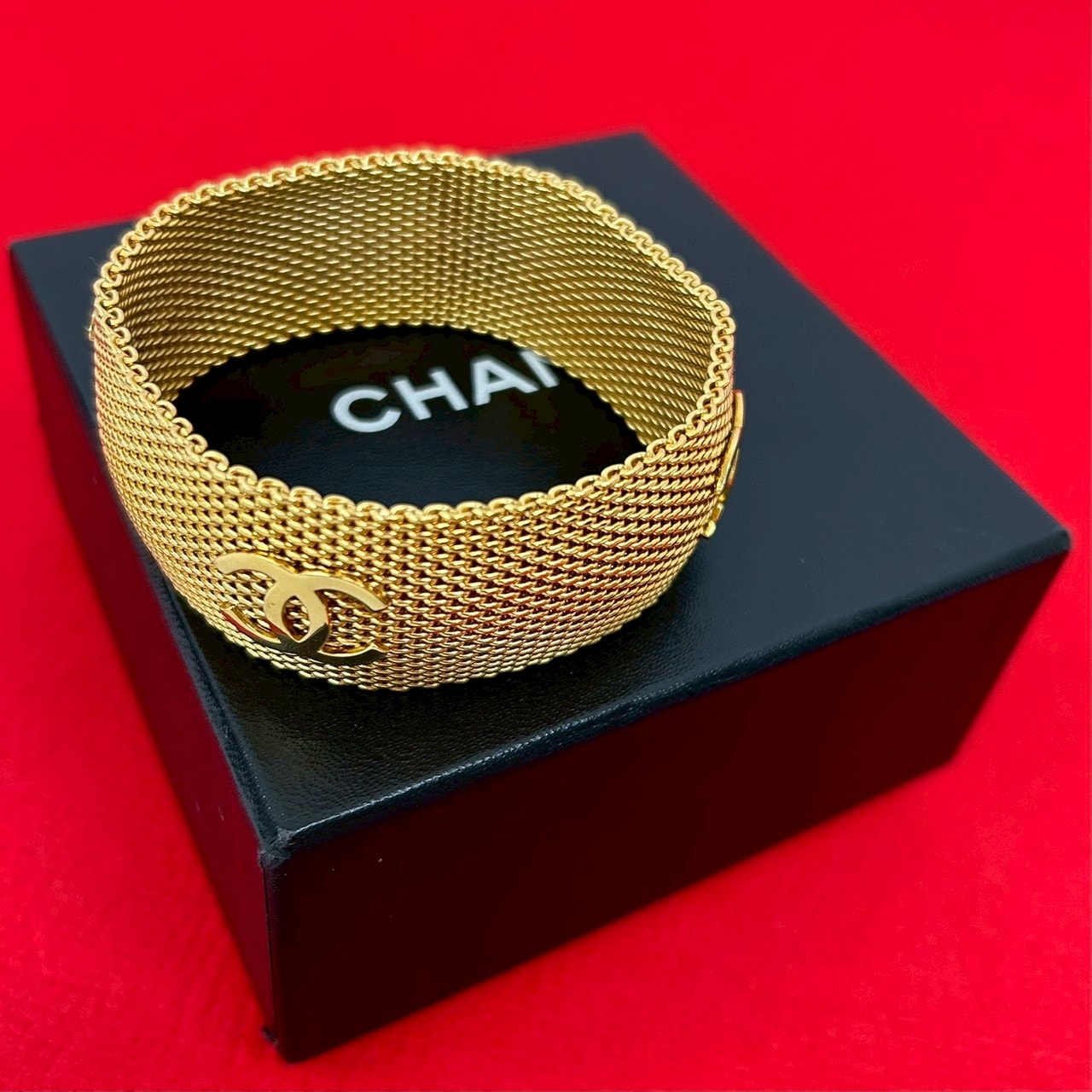 CHANEL シャネル ココマーク GP バングル ゴールド
 20-10