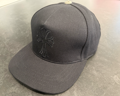Chrome Hearts Baseball Denim Cap Cross "Black"