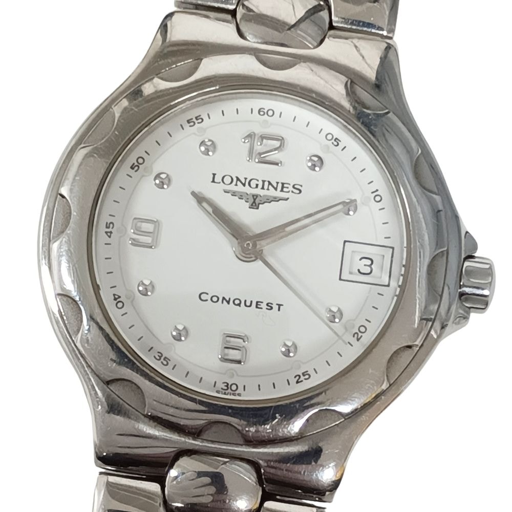 LONGINES ロンジン L1.131.4 コンクエスト デイト クォーツ 腕時計 C1013