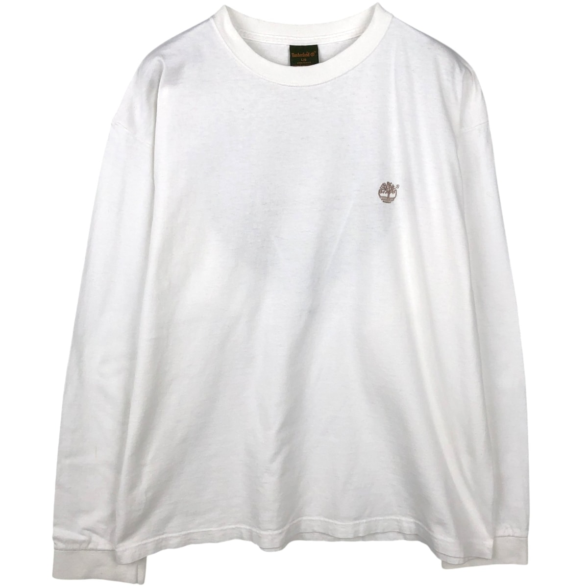 古着 ティンバーランド Timberland バックロゴ ロングTシャツ ロンT USA製 メンズL相当/eaa645020