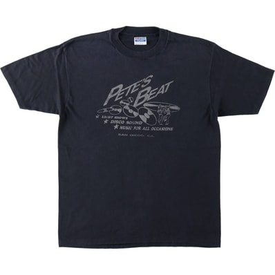 古着 80年代 ヘインズ Hanes Fifty-Fifty 青タグ プリントTシャツ USA製 メンズXL相当 ヴィンテージ/eaa653951