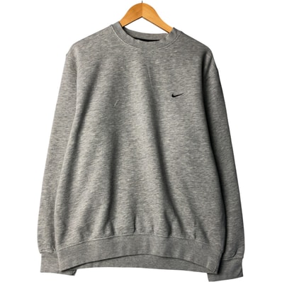 古着 00年代 ナイキ NIKE ワンポイントロゴスウェットシャツ トレーナー メンズL相当/eaa590291