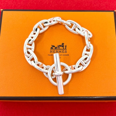 HERMES エルメス シェーヌダンクル GM 13コマ ブレスレット シルバー925 ブレスレット シルバー
12225