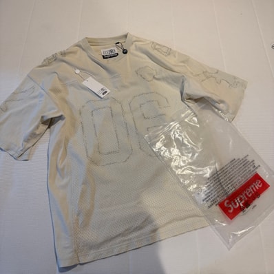 Supreme x MM6 Maison Margiela Cotton Football Jersey "White"