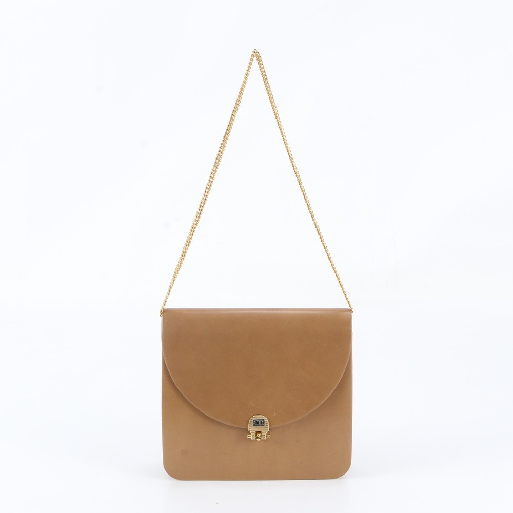 ■美品 クリスチャンディオール ショルダーバッグ レザー