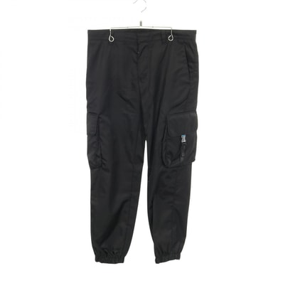 プラダ PRADA Re-Nylon カーゴパンツ 衣料品 ボトムス ナイロン メンズ ブラック系 【中古】