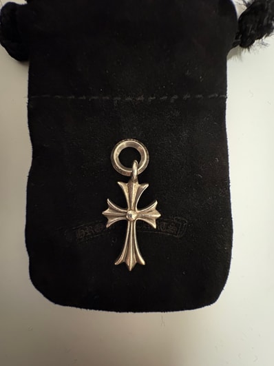 Chrome Hearts Tiny CH Cross Charm "Silver"
