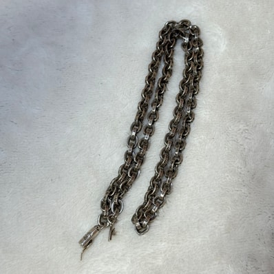 Chrome Hearts Paper Chain Necklace "Silver"