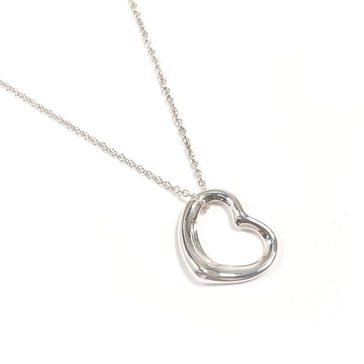 ティファニー ネックレス オープンハート エルサペレッティ シルバー
