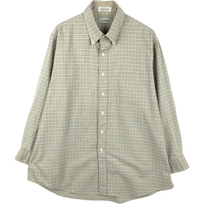 古着 90年代 エルエルビーン L.L.Bean 長袖 ボタンダウンチェックシャツ メンズXL相当 ヴィンテージ/eaa666720